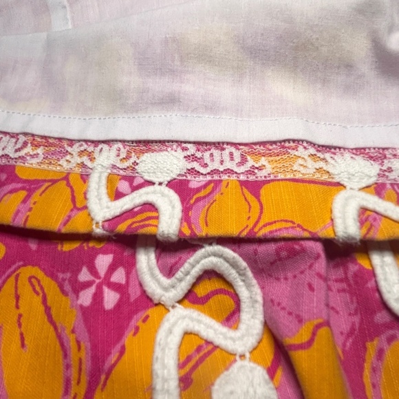 Lilly Pulitzer Original All Over Print Shift Dress Pink Elephant Peach Hibiscus - Picture 10 of 14